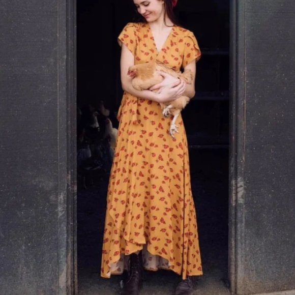 Christy Dawn - Autumn Dress Turmeric Rose XS - Picture 1 of 4